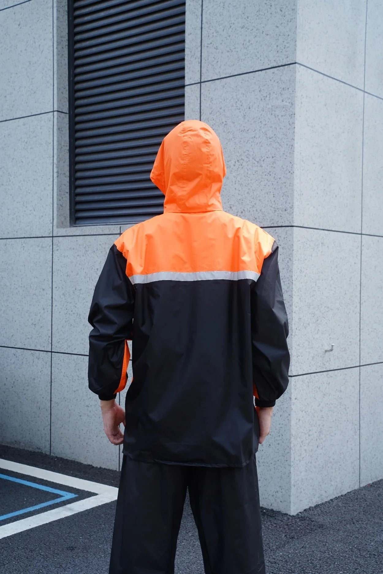 Fashion Thickened Split Rainwear Color Matching Sports GlowCart
