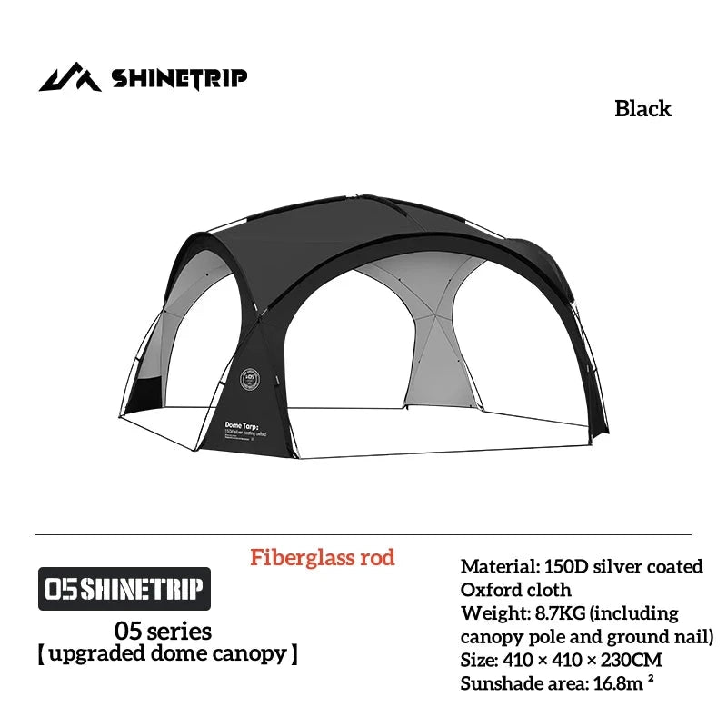 ShineTrip Outdoor Extra Large Camping Shade Tent Family GlowCart