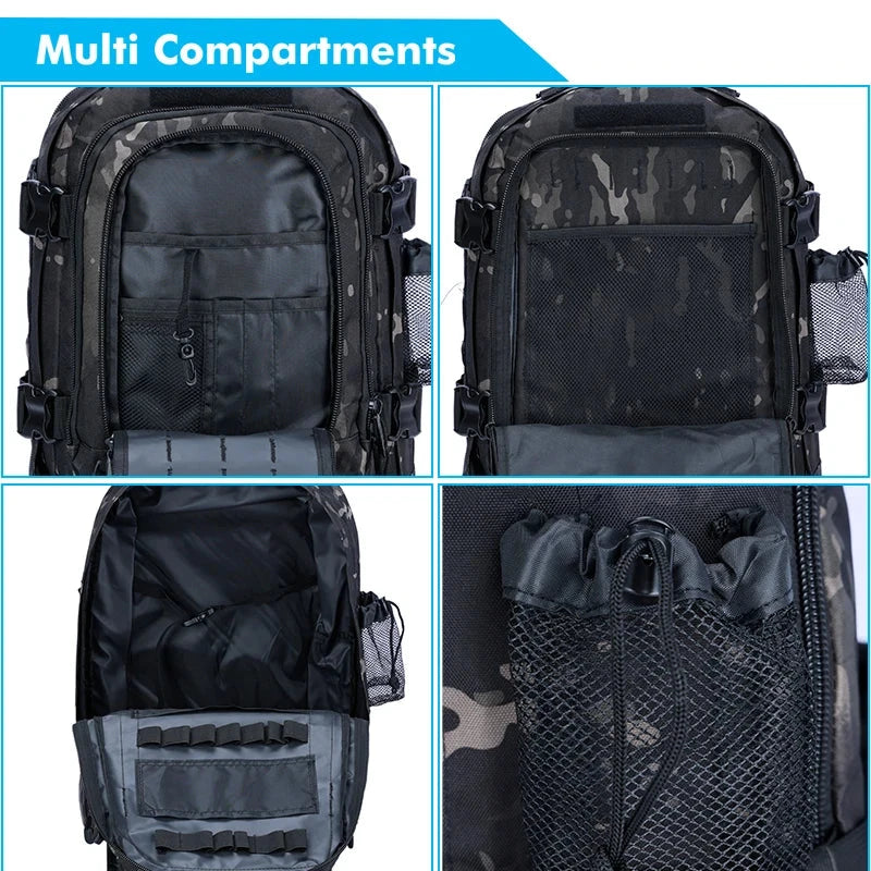 Tactical Backpack Military Army Daypack Assault Pack for Men GlowCart