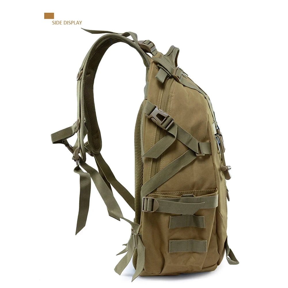 25L Camping Backpack Men's Bag Travel Bags Tactical Molle GlowCart