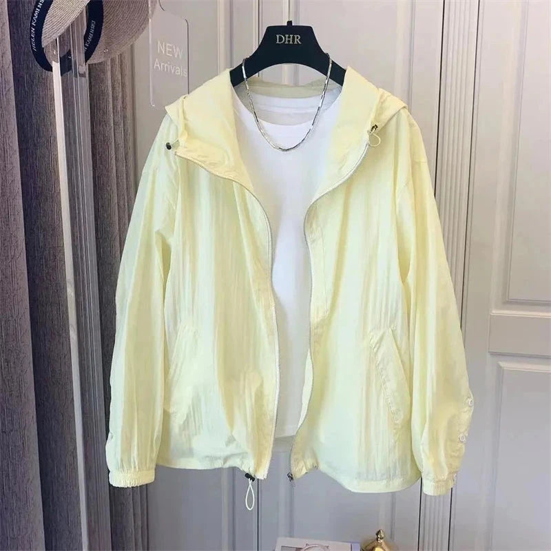 Women Jacket Waterproof Windbreaker Jackets Female Hooded GlowCart