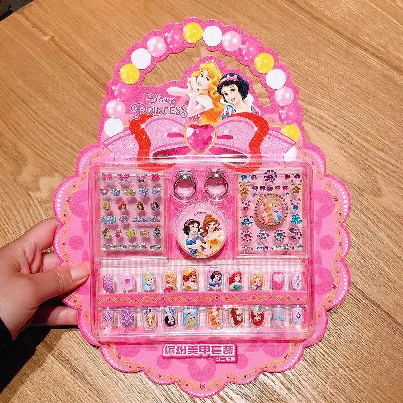 Disney Children's Nail Sticker Set Elsa Princess Dress Up GlowCart