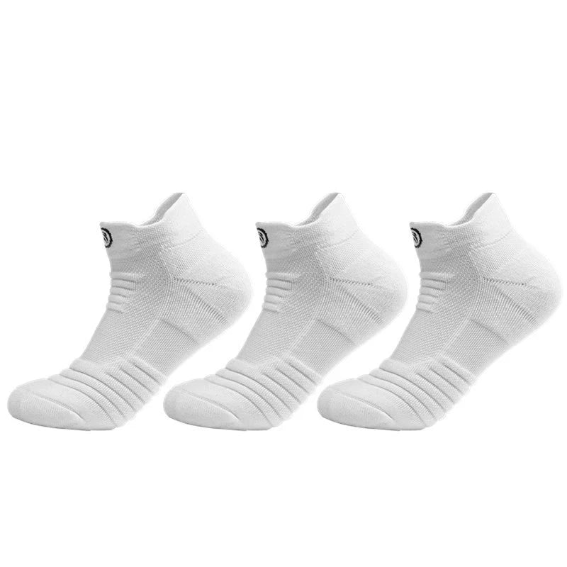 3/6 Pairs Sports Socks For Man High Quality Comfortable Breathable Basketball Short Socks Casual Fashion Low-cut Ankle Socks GlowCart