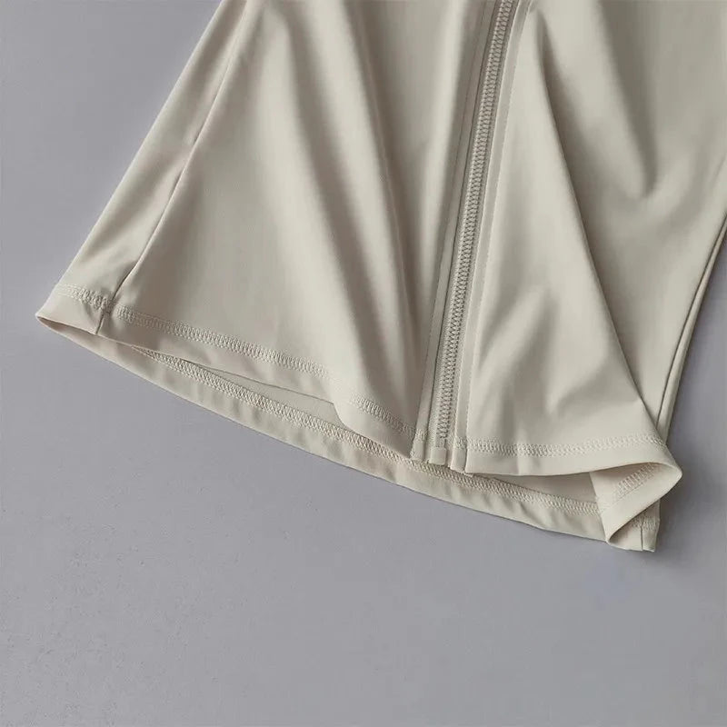 Women's Quick-Drying Long Sleeve Sports Jacket Running Training Fitness Top Gym Workout Sweatshirt - Casual Sports Coat GlowCart