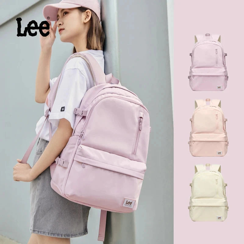 LEE Brand Stylish Unisex Ultralight Oxford School Backpack GlowCart