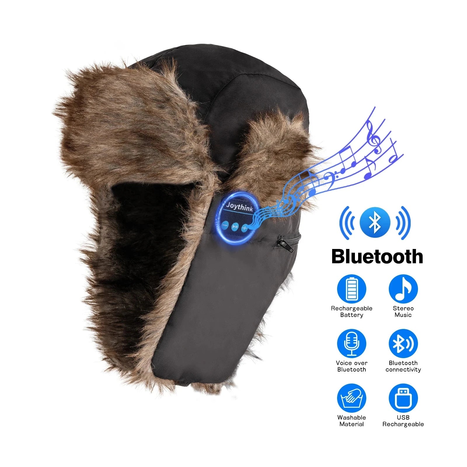 24 News SYPVRY Bluetooth Winter Hats For Men 2 Wearing GlowCart