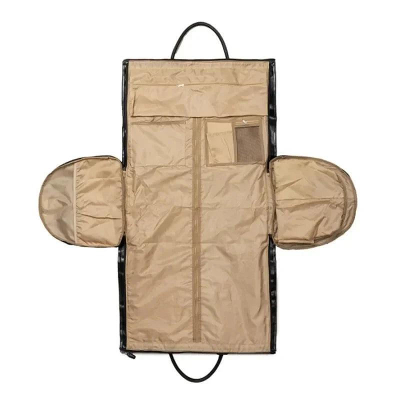 2025 New Men's Leather Waterproof Business Travel Large GlowCart