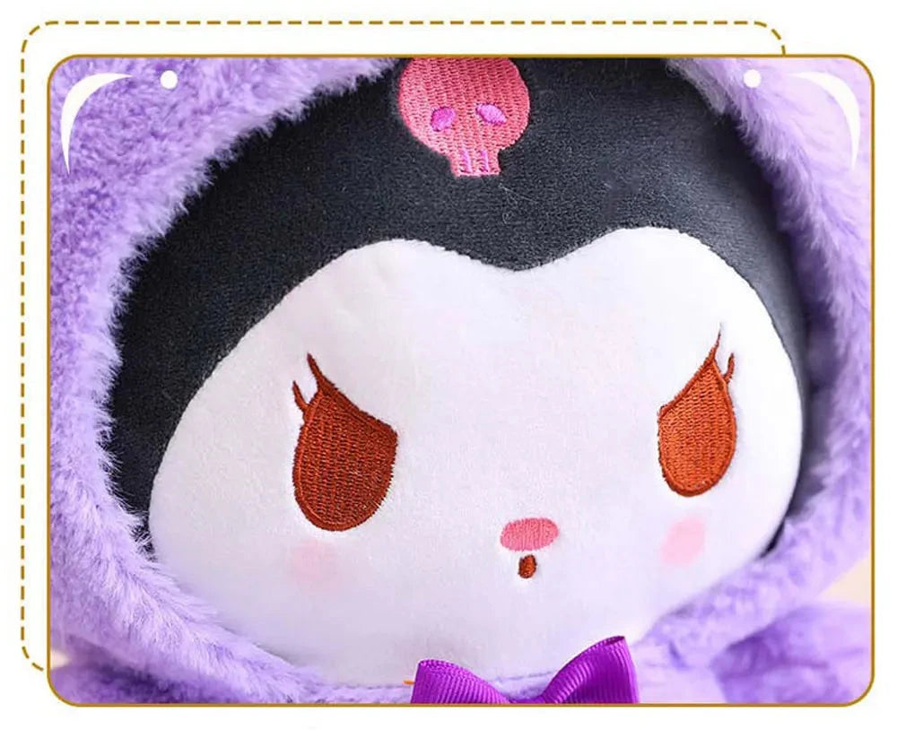25cm Anime Sanrio Plush Doll Toys  Kawaii Hello Kitty Kuromi GlowCart