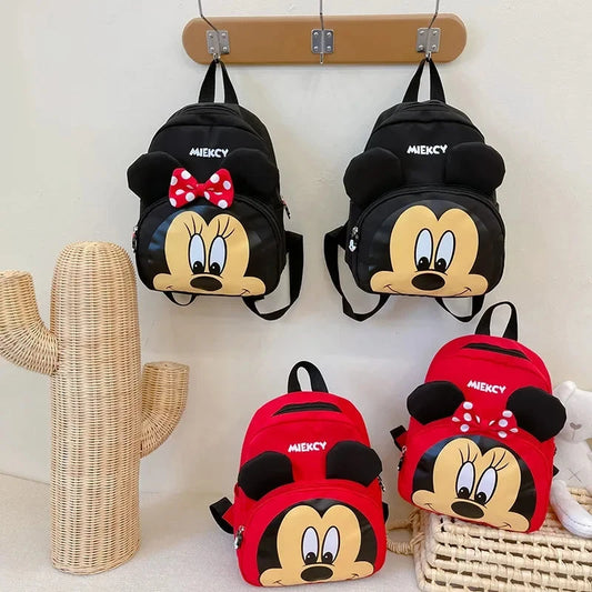Mickey Minnie Mouse Cartoon Children's Backpack Child Girl Schoolbag Boys And Girls Backpacks Kids Bags For Boy Back Bag GlowCart
