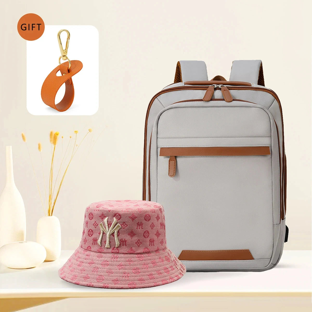 High-Quality USB Rechargeable Backpack Men's Waterproof Bag GlowCart