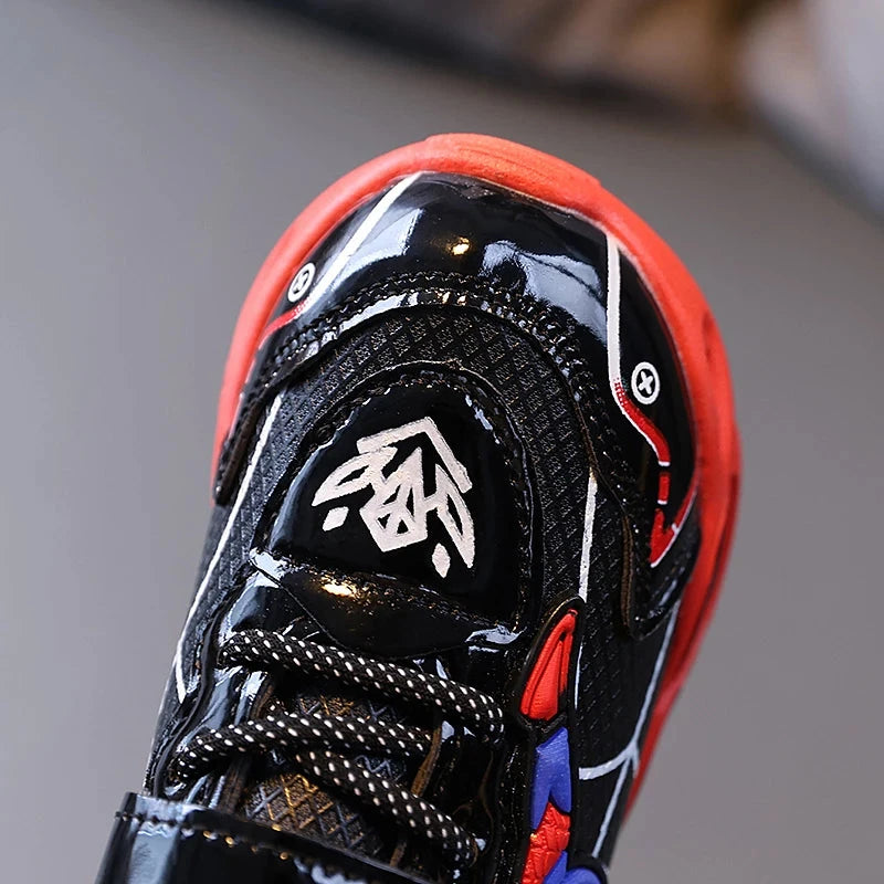 Disney Boys Shoes LED Lights Cartoon Autumn Children's GlowCart