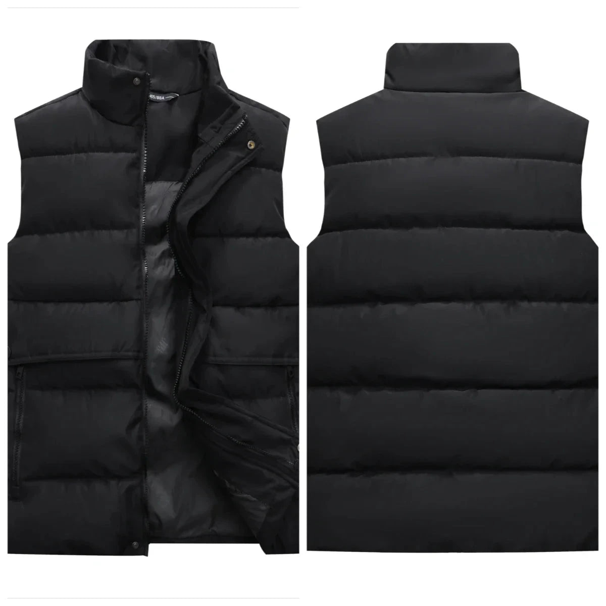 Men Women Down Vest Sleeveless Puffer Jacket Winter Trendy GlowCart