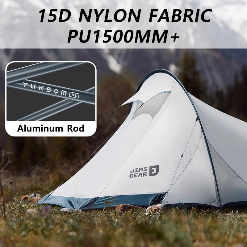 Naturehike Osaka Tunnels Tent 1 2 People Camping Ultralight GlowCart