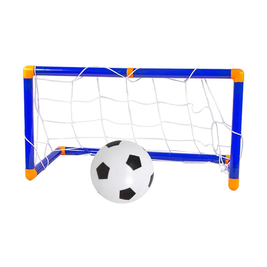 Folding Mini Football Soccer Ball Plastic Removable Goal Post Net Set High-strength Kids Indoor Outdoor Child Birthday Gift GlowCart