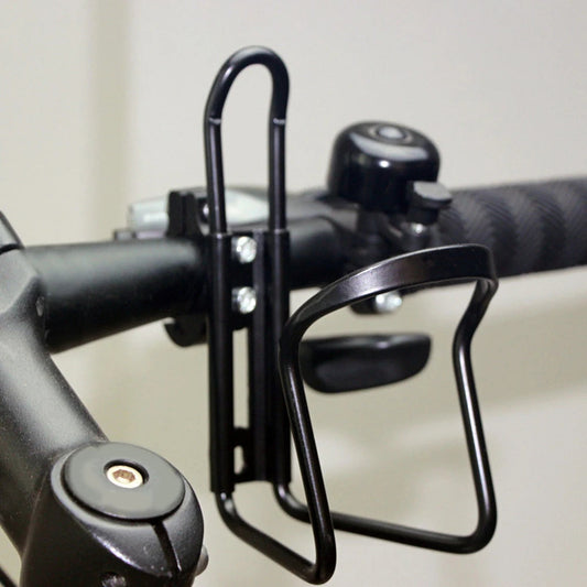 1x Bike Water Bottle Holder Bracket Mountain Bike Handlebar Bottle Mount Cycling Accessories Aluminum Alloy Bicycle Bottle Cage GlowCart