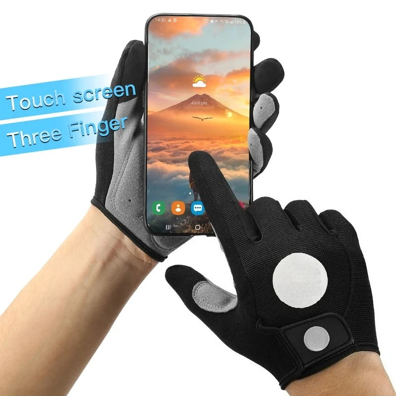 MTB Bike Sports Cycling Gloves Full Finger Men Women Running Fitness Gym Spring Summer Riding Motorcycle Gloves GlowCart