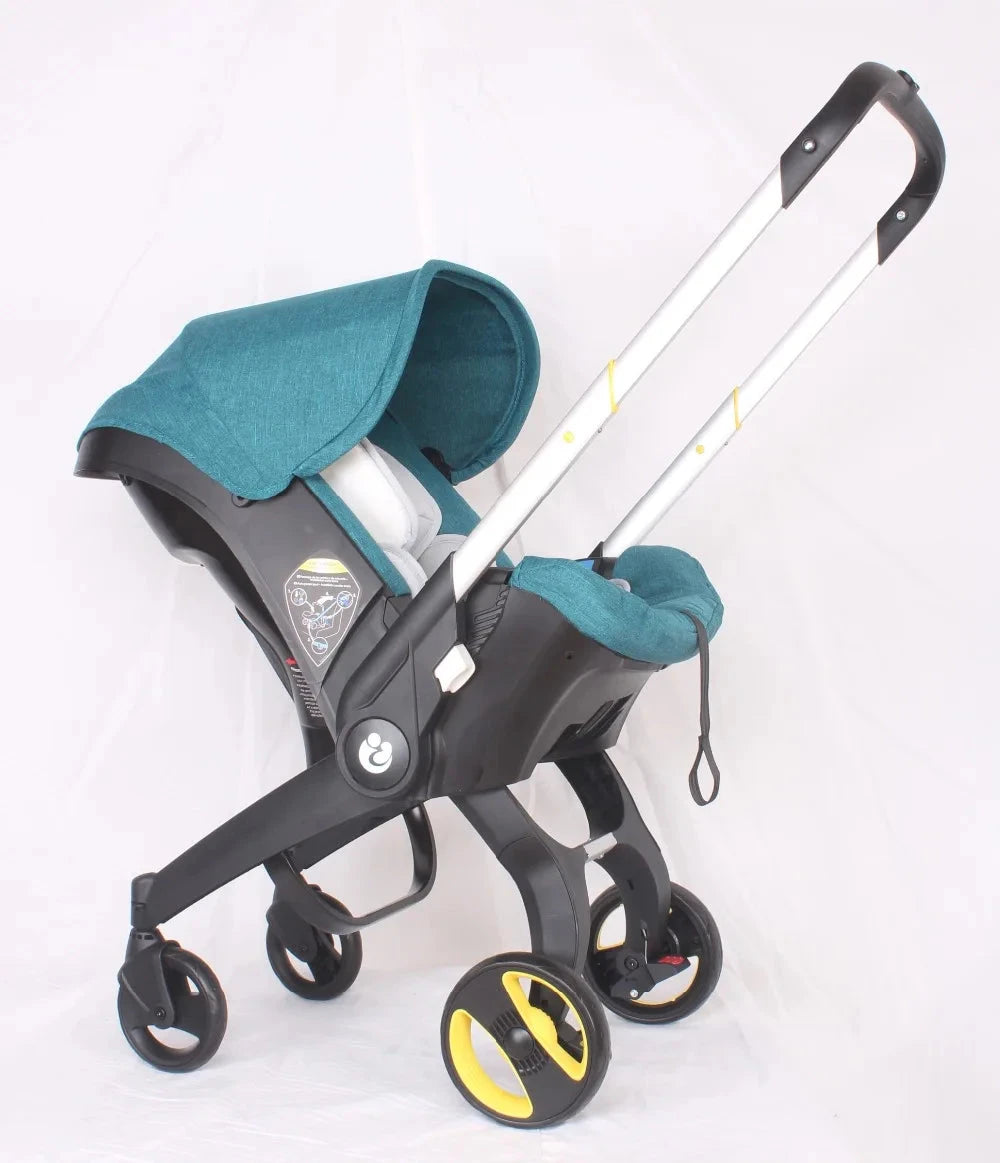 Baby Stroller 3 in 1 With Car Seat Baby Cart High Landscope Folding Baby Carriage Prams For Newborns Pram 4 in 1 GlowCart