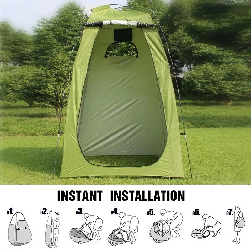 Westtune Portable Privacy Shower Tent Outdoor Waterproof GlowCart