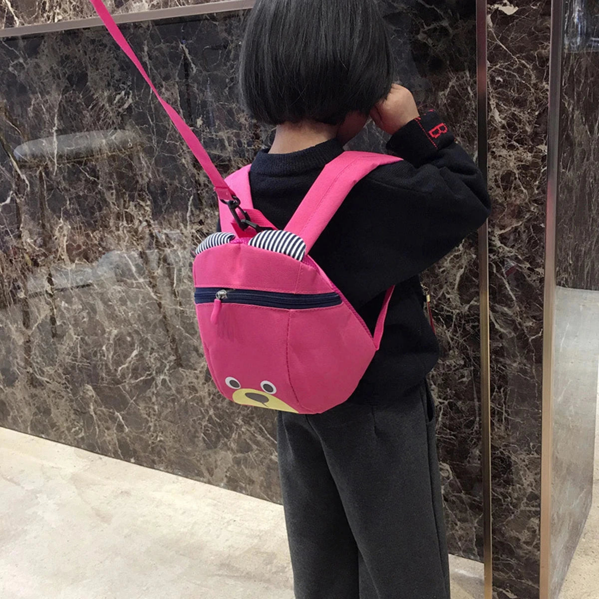 Traction ropeWalking Strap Cute Anti-lost Toddler School Backpack Cartoon Bags Nurser Childreny Shoulder Bags Preschool Rucksack GlowCart