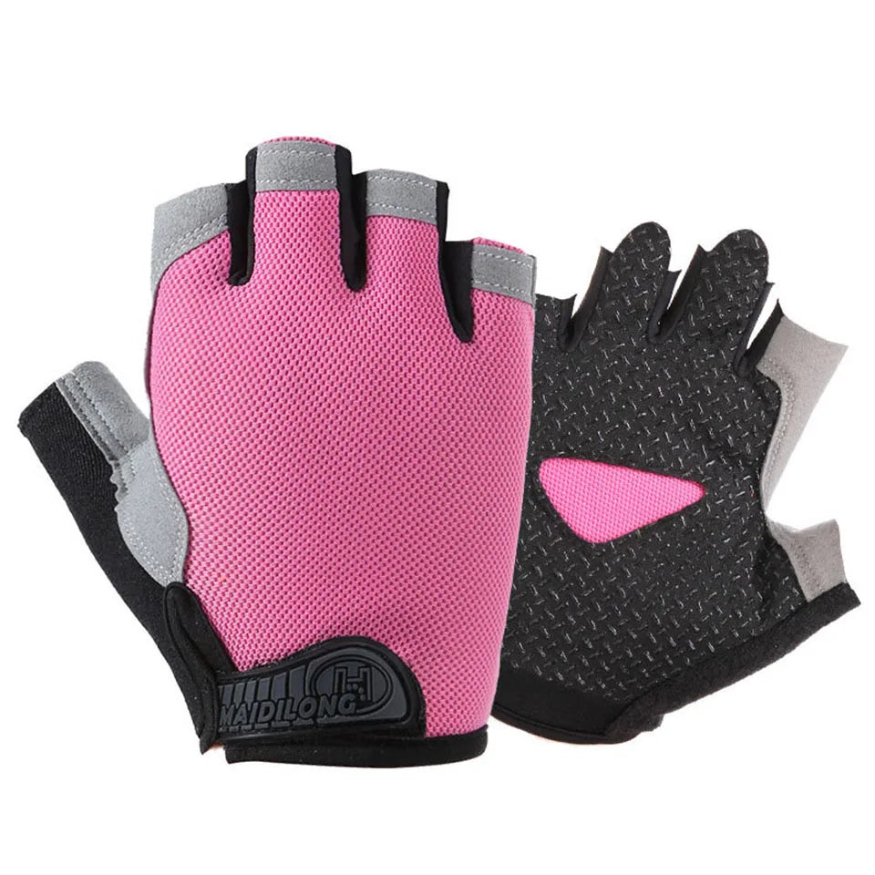 GTUBIKE Half Finger Gloves Anti-slip Shock Absorben Outdoor Sports Climbing Cycling Fitness Tool Upgraded Gloves For Men Women GlowCart