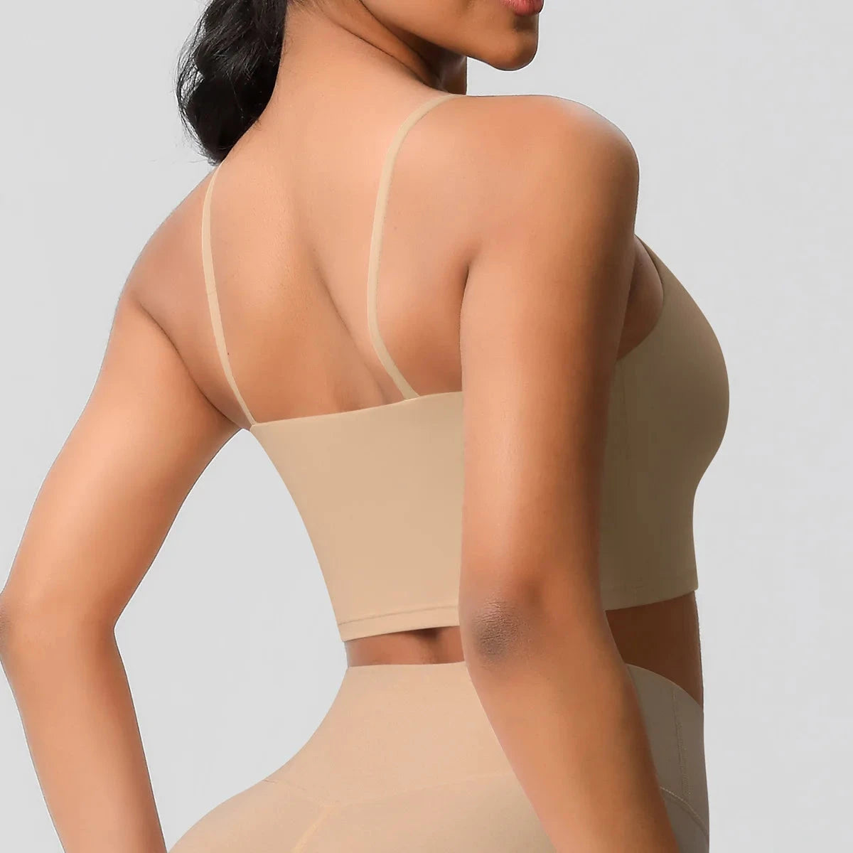 JUREN Breathable Sports Bra Anti-Sweat Fitness Top Women Seamless Yoga Bra Shockproof Crop Top Push Up Sport Bra Gym Workout Top GlowCart