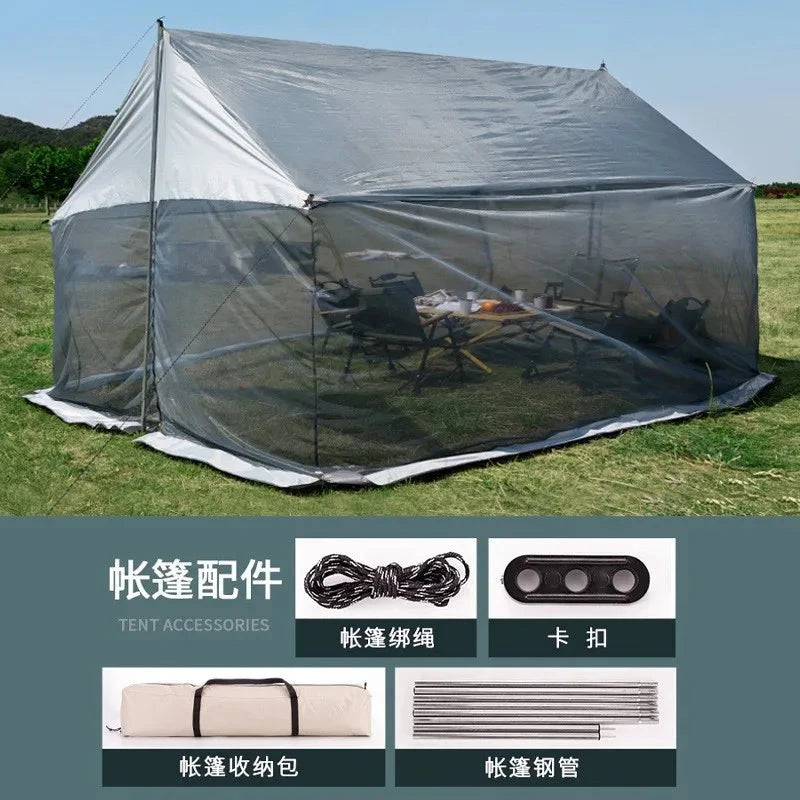 Outdoor Rainfly Tent Family Hiking Fishing Waterproof GlowCart