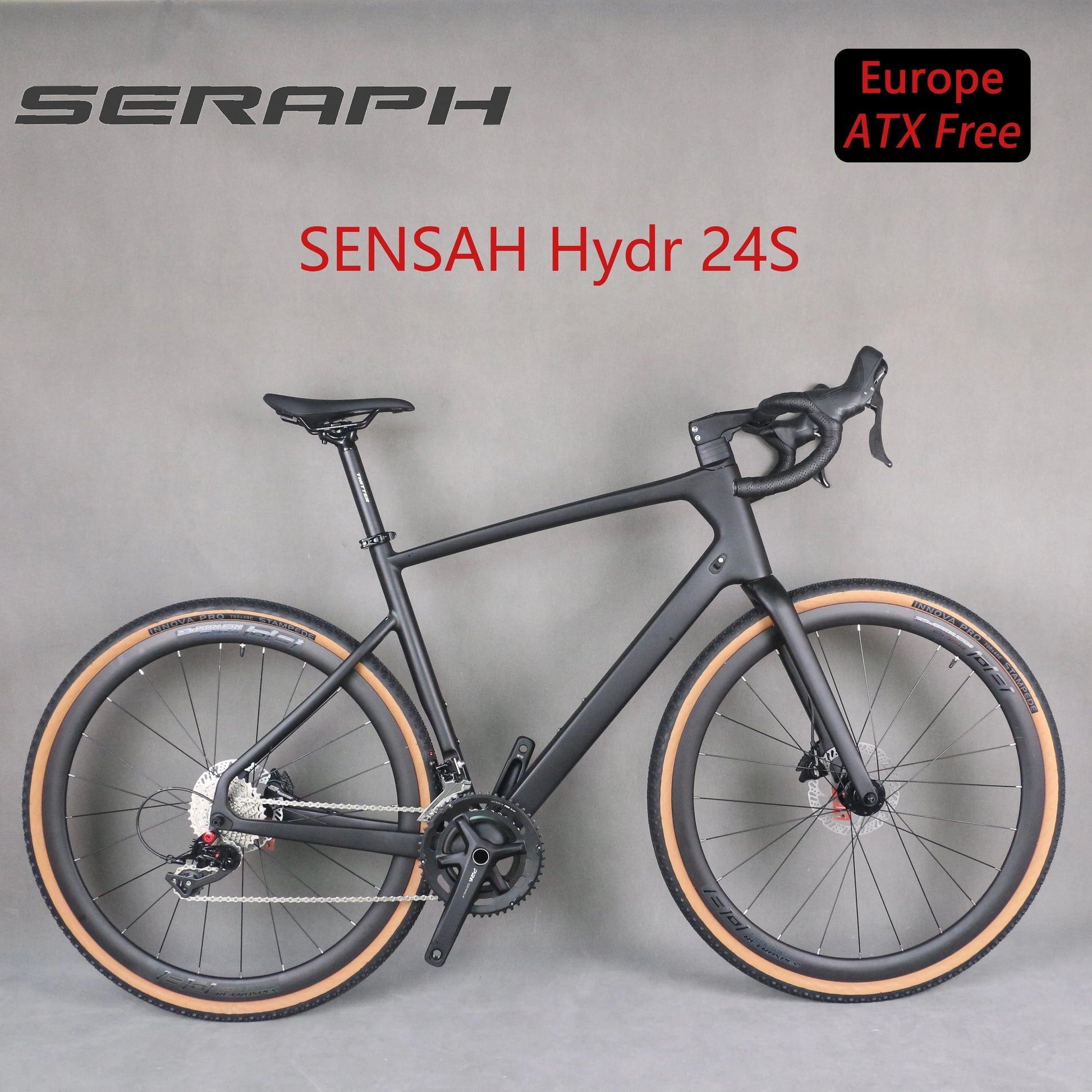 2024 SENSAH Hydr Disc Bicycle 24 speed  Full Hydr Disc Disc&Thru-axle 12*142  full gravel bike  bicycle cycling GlowCart