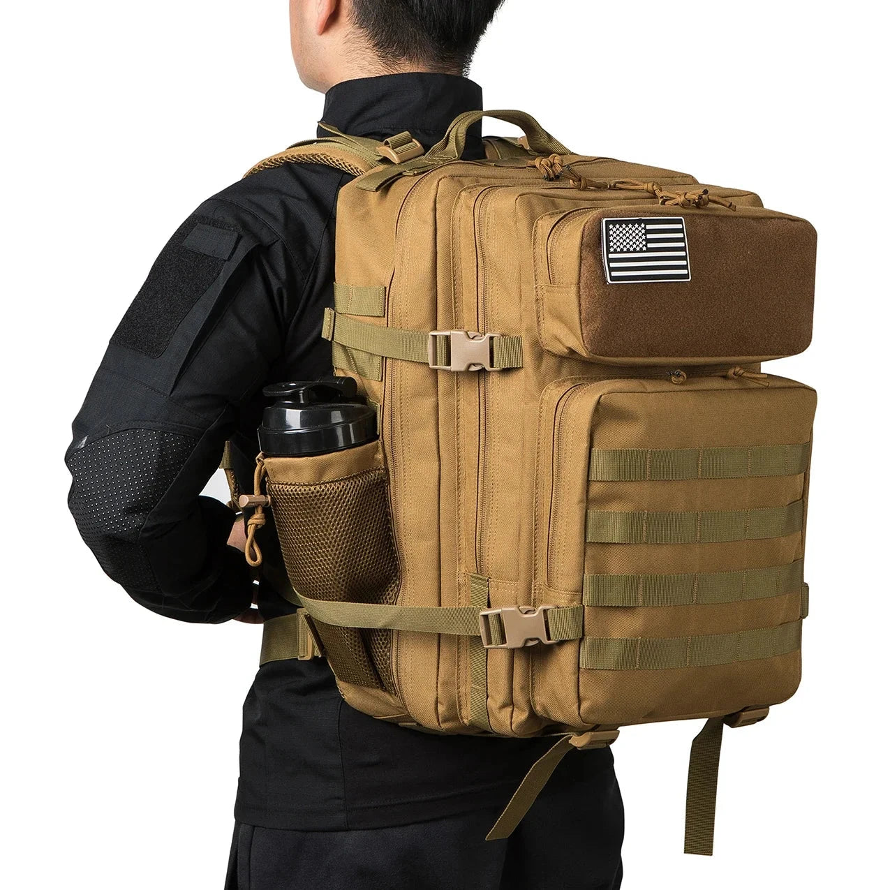 45L Tactical Backpack for Men  Outdoor camping equipment GlowCart