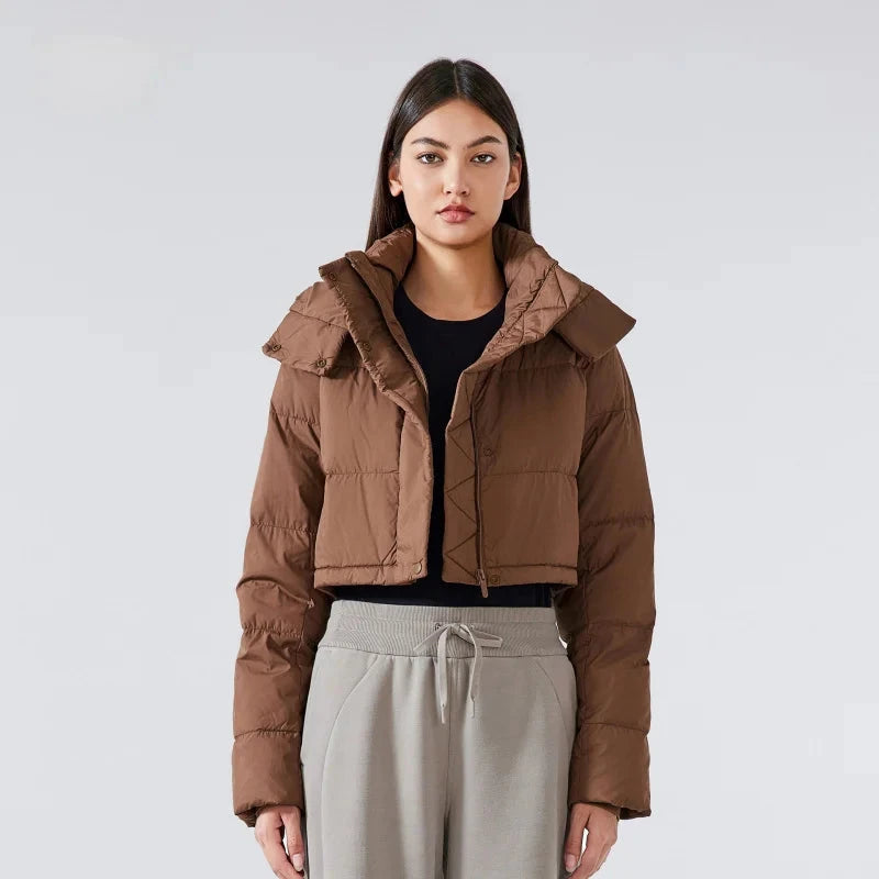 DAVIDSHAO Top Quality EU US Size Down Jacket for Women with GlowCart