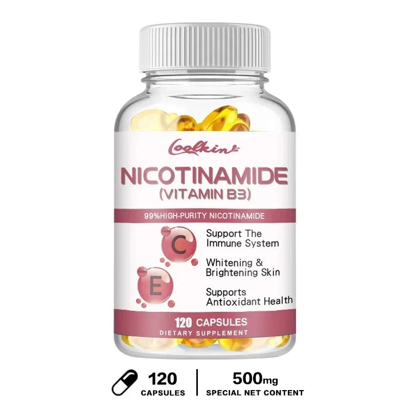Niacinamide Whitening Capsules - Supports Skin Cell Health GlowCart