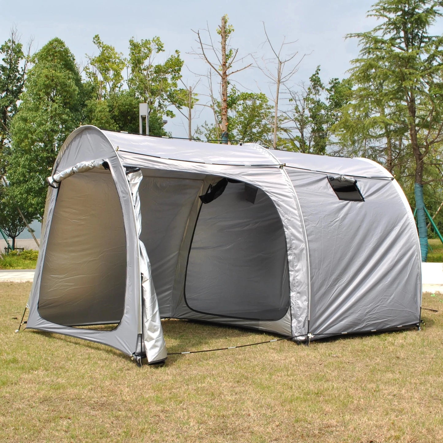 5 Person Motorcycle Tent Waterproof Camping Shelter with GlowCart