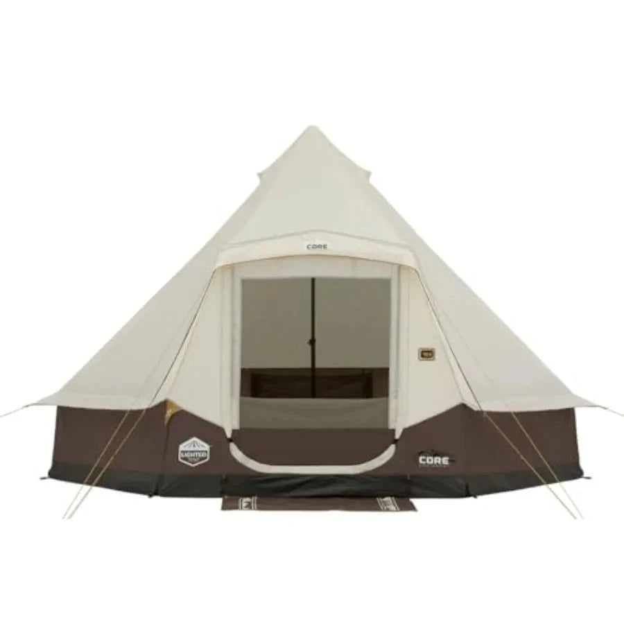 CORE 6 Person Bell Tent with Integrated LED Lights for GlowCart