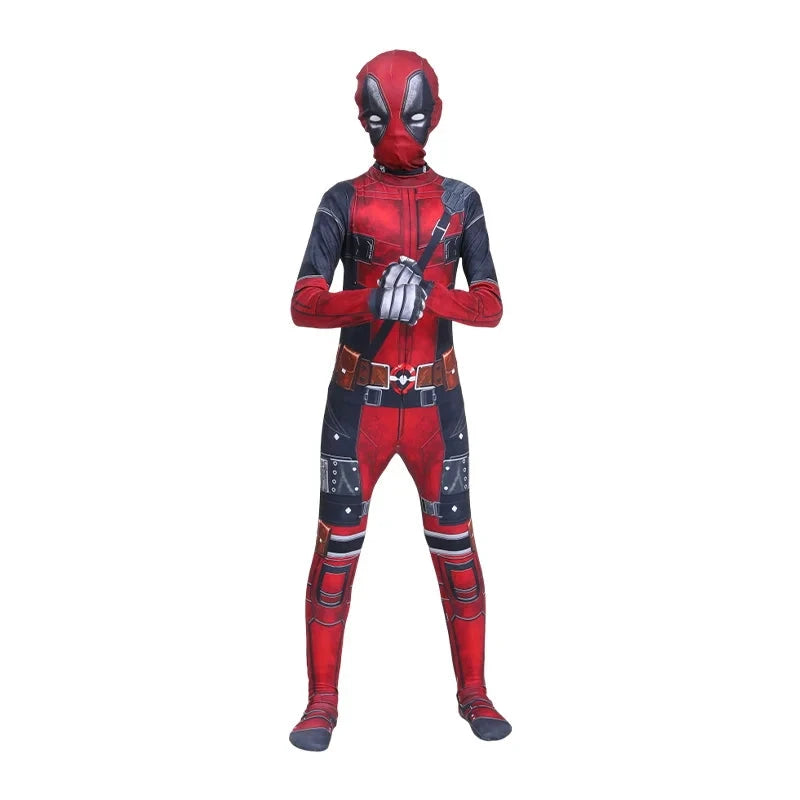 Dead Cosplay Pool Cosplay Kid Costume Child Superhero GlowCart