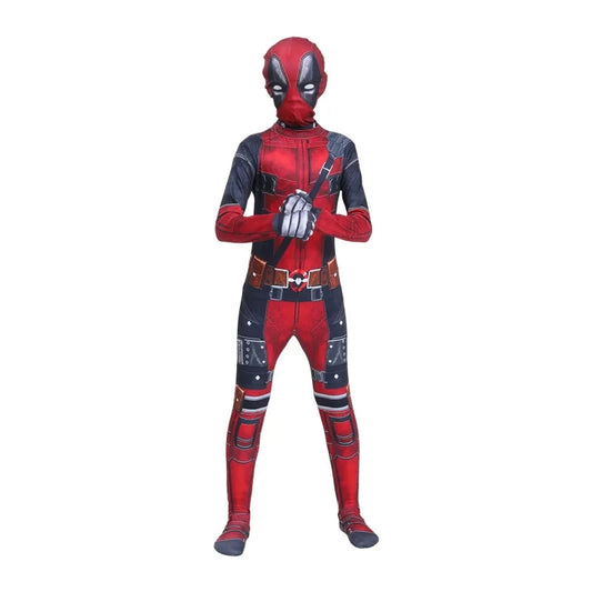 Dead Cosplay Pool Cosplay Kid Costume Child Superhero GlowCart