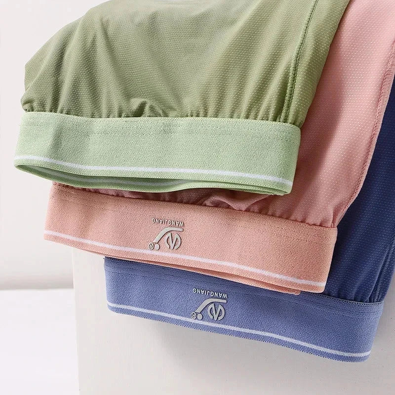 1PCS/2PCS/3PCS  Cool and Breathable Men's Ice Silk Casual GlowCart