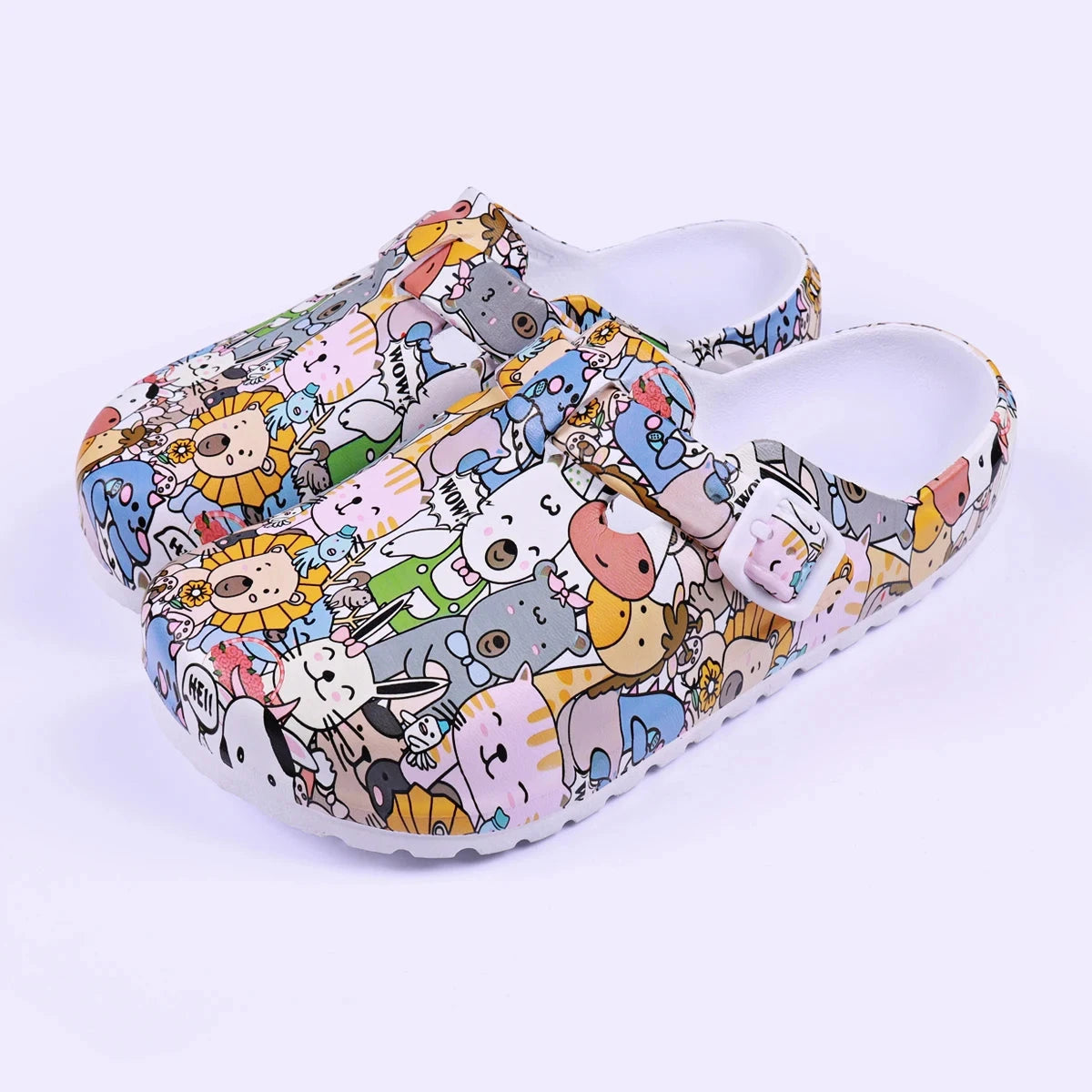 Women Flat Indoor Slippers Printing Soft EVA Soles GlowCart