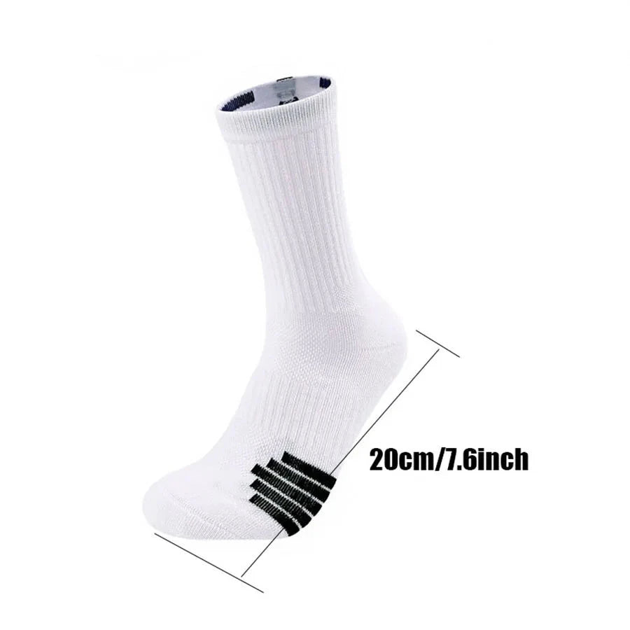 4Pair Men Women Sport Socks Football Basketball Baseball Rugby Soccer Cycling Running Hiking Tennis GlowCart