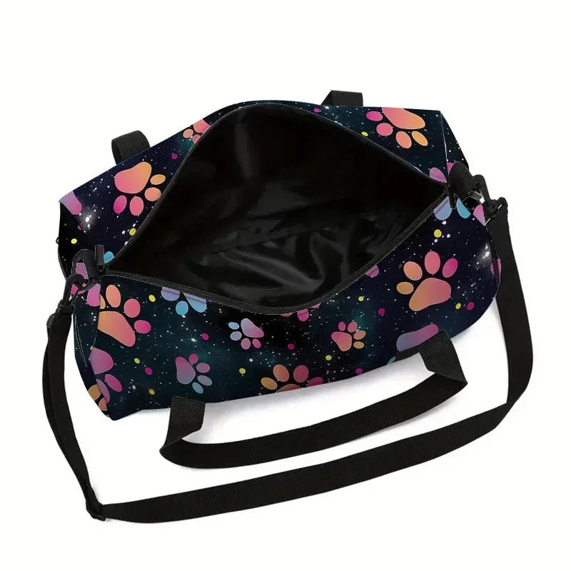 Paw Prints Large Capacity Luggage Bag for Boy and Girls Best GlowCart