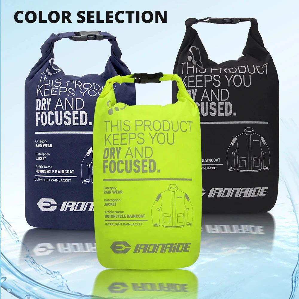 Motorcycle Raincoat Waterproof 100% Motorcycle Rider GlowCart