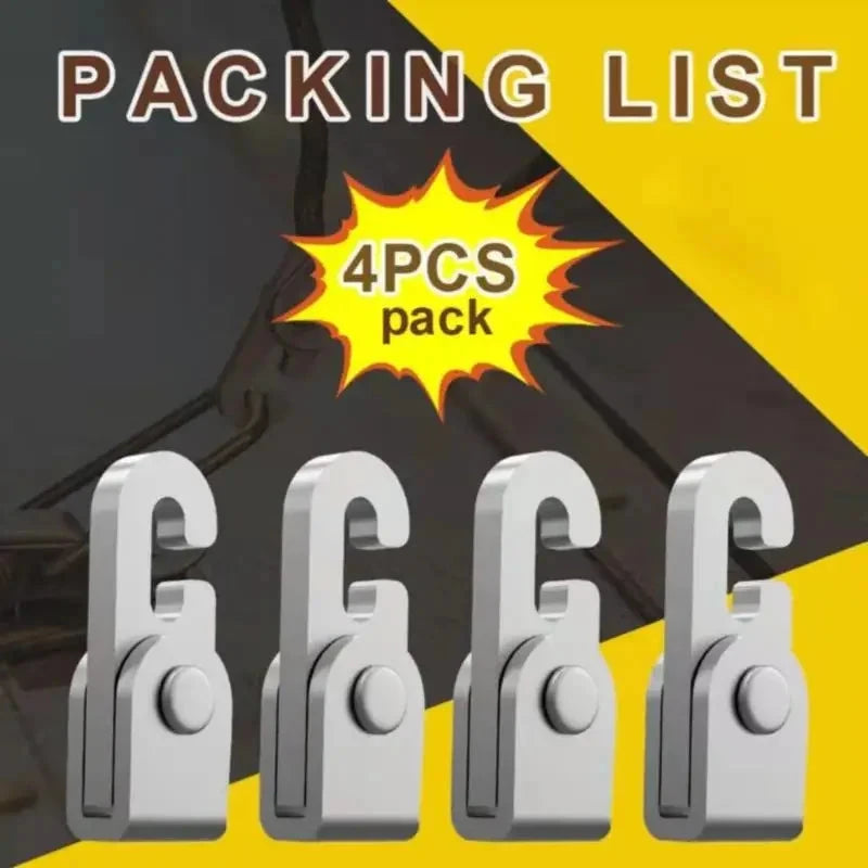 Knot Easy Tighten Rope Kit For Camping Automatic Lock Hook GlowCart