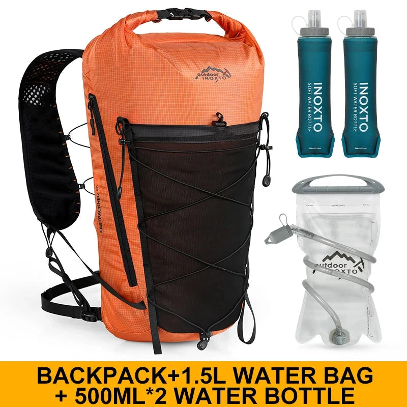 Hiking Backpack for Men and Women, Waterproof Camping GlowCart