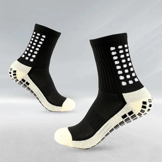 Anti-slip Football Socks Non-slip Soccer Basketball Tennis Outdoor Sport Socks Grip Cycling Riding Men Socks GlowCart