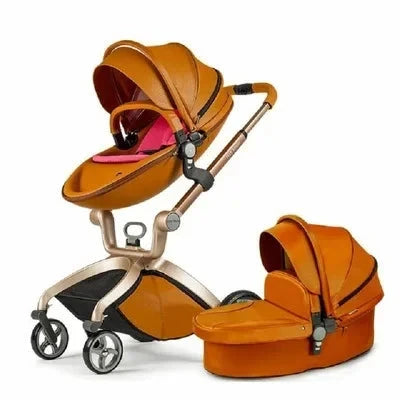 Hotmom stroller High landscape can sit and lie down Folding lightweight British two-way baby stroller Adapt to 0-4 years old GlowCart