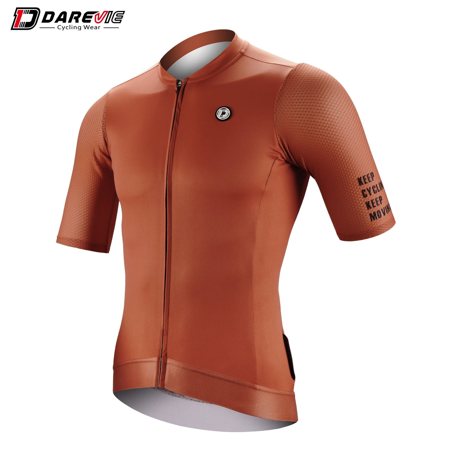 DAREVIE Cycling Jersey SPF 50 Anti-UV Training Level Slim Fit Small Size Men Women Man Cycling Maillot Bike Jersey Cycling Shirt GlowCart