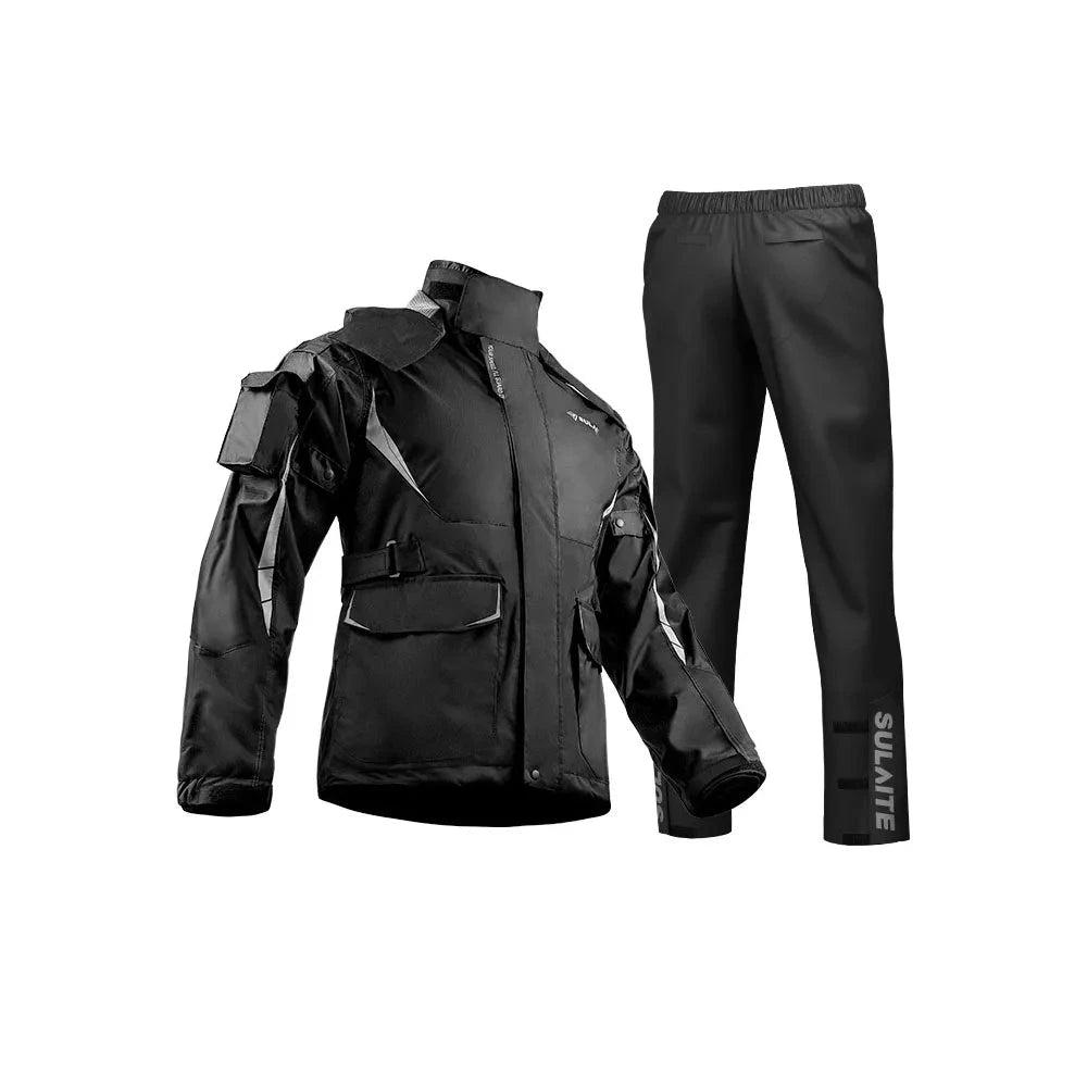 Waterproof Biker Rain Clothing Reflective Motorcycle Suit GlowCart