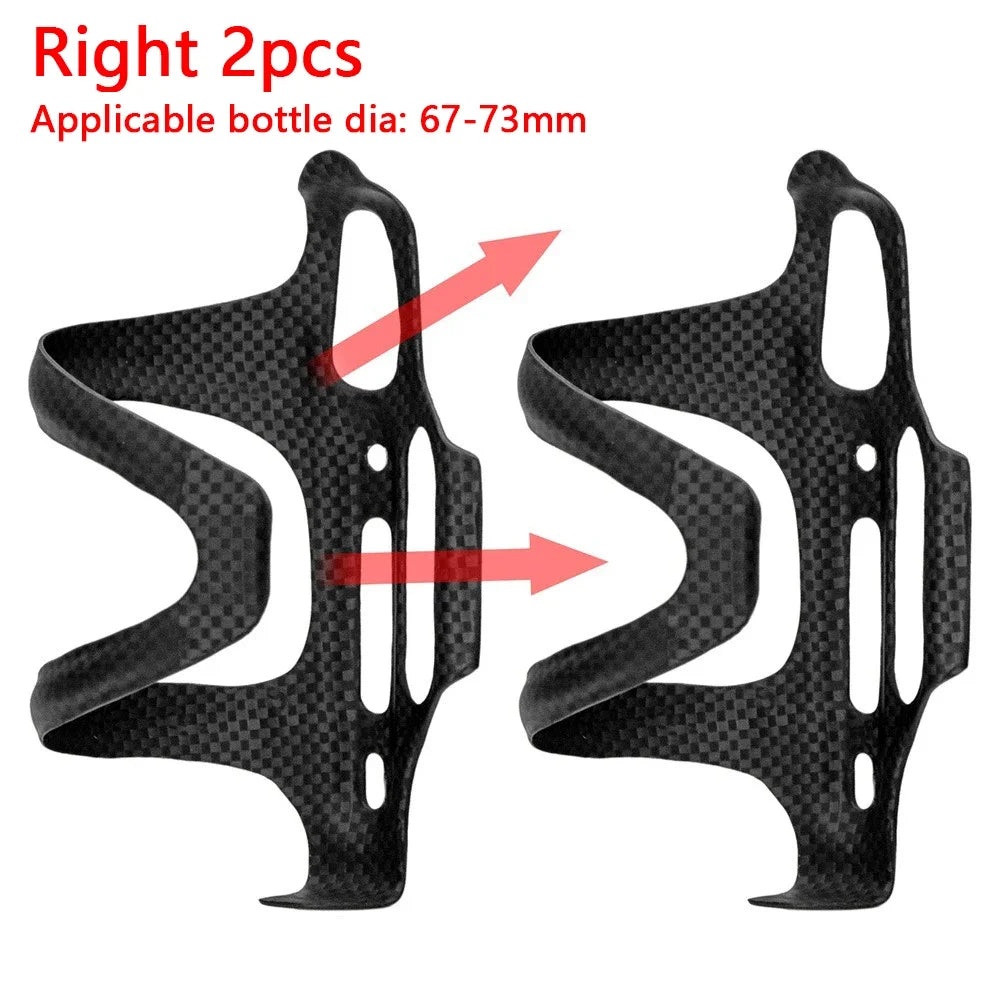 KOCEVLO Bottle Holder Carbon Fibre Bicycle Bottle Cage Side opening Mountain Rode Bike Lightweight Cycling Equipment GlowCart