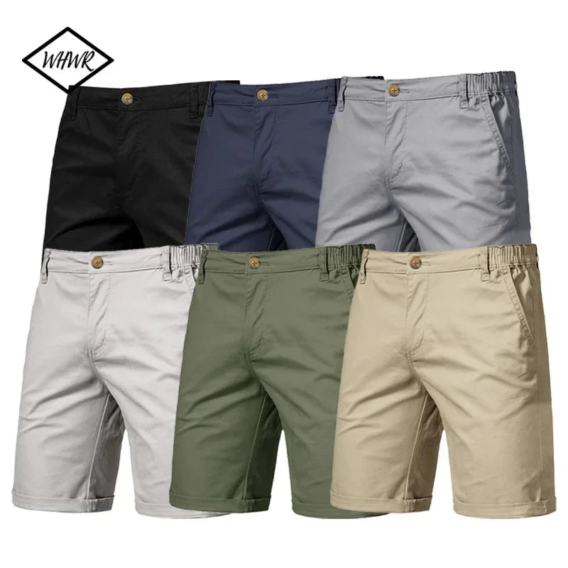 2025 New Mens Casual Suit Shorts Summer Business Casual Knee GlowCart