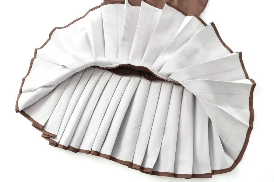 3D Cutout Mini Dress with ETJ 2025 New Product, Pleated GlowCart