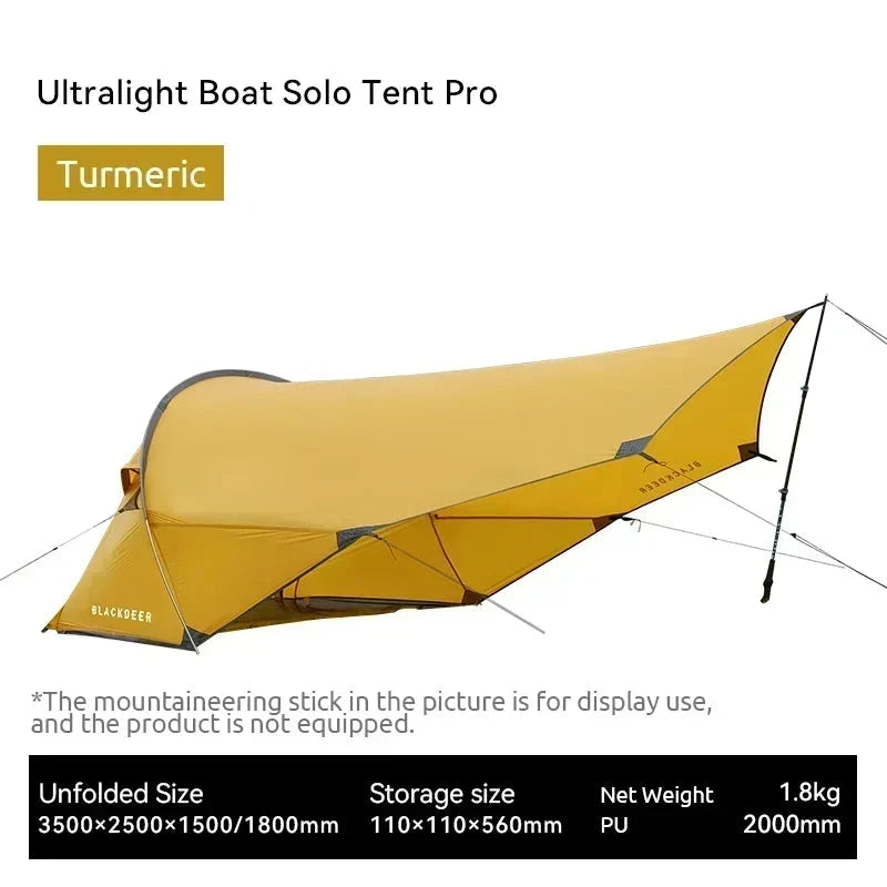 BLACKDEER Outdoor Camping Double Awning Beach Roof Portable GlowCart