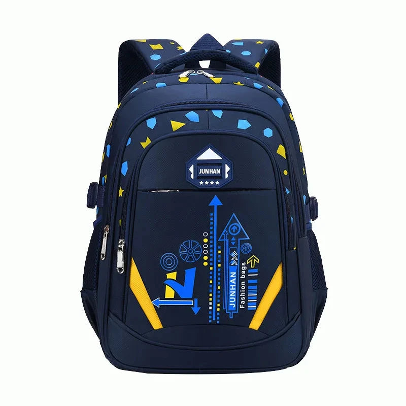 Kid's Shoulder Bag Geometry Pattern Teen Children Backpack Fashion Schoolbag Boy Girl Backpack Book Bag Waterproof Mochila ﻿ GlowCart